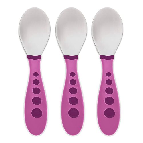 누크 [아마존베스트]Gerber Graduates Kiddy Spoons, Neutral Colors, 3pk