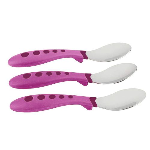 누크 [아마존베스트]Gerber Graduates Kiddy Spoons, Neutral Colors, 3pk