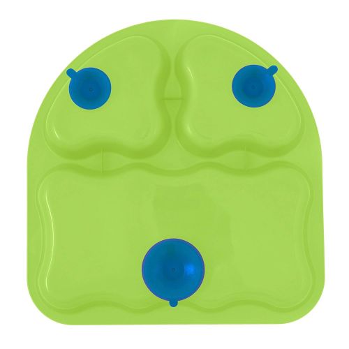 누크 [아마존베스트]First Essentials by NUK Tri-Suction Plates, Assorted Colors, 2-Pack