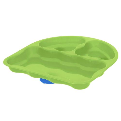 누크 [아마존베스트]First Essentials by NUK Tri-Suction Plates, Assorted Colors, 2-Pack