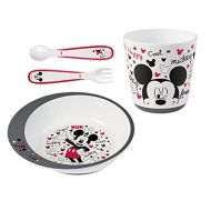 [아마존핫딜]NUK 80890653 Disney Mickey Esslernset, Geschenkbox, BPA frei, ab 9 Monate, mehrfarbig