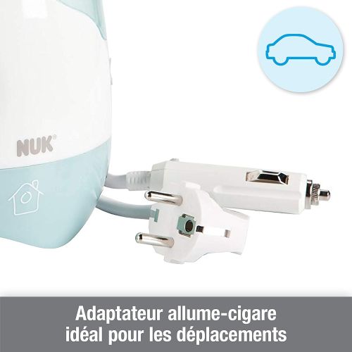 누크 NUK Nuk - 700216 - Chauffe-Biberon Auto Maison- Bleu-Vert