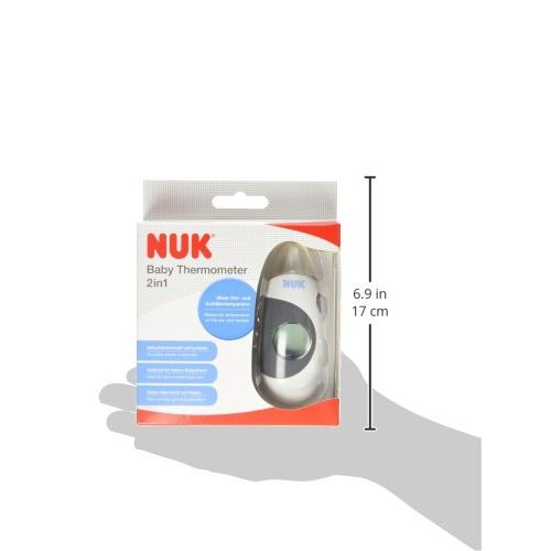 누크 NUK 10256345 Baby Thermometer 2in1, weiss/grau