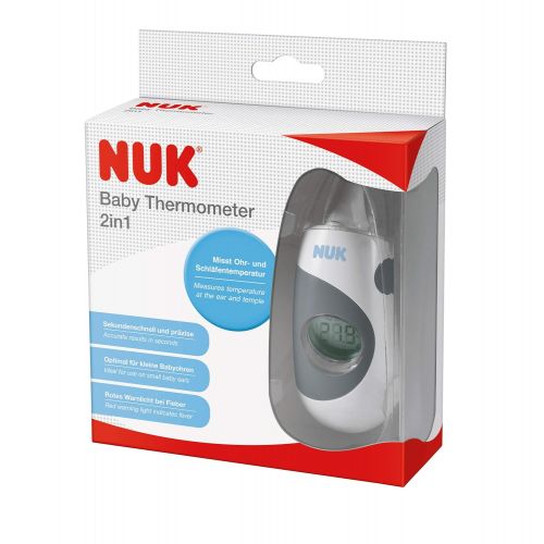 누크 NUK 10256345 Baby Thermometer 2in1, weiss/grau