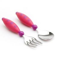 NUK Gerber Graduates Safety Fork and Spoon Set in Assorted Colors, 2-Piece Set