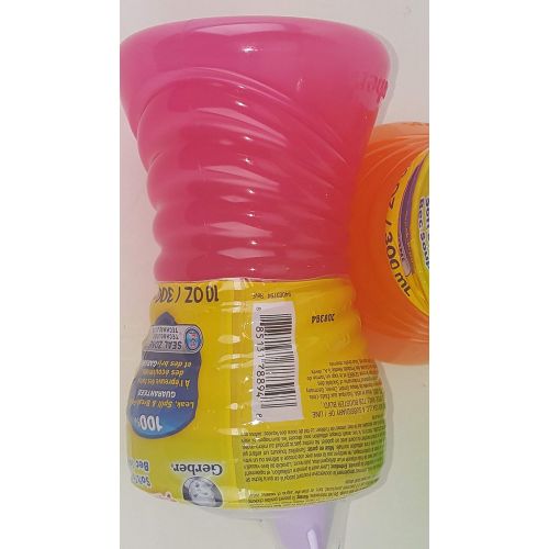 누크 NUK Gerber Graduates Fun Grips Spill Proof Cups - 10 oz - 3 Pack Bundle