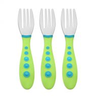 NUK First Essentials Kiddy Cutlery Forks, 3-count (Color May Vary)