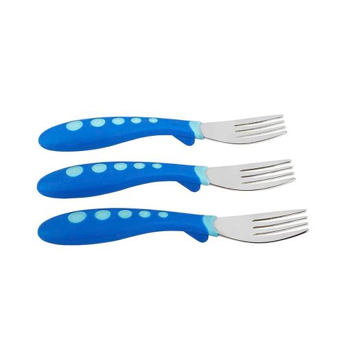 누크 NUK First Essentials Kiddy Cutlery Forks, 3-count (Color May Vary)