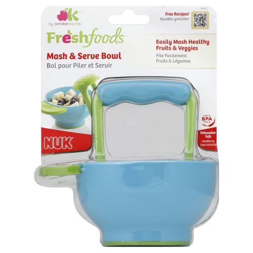 누크 NUK Mash and Serve Bowl, Bowls, 1 Count