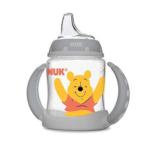 누크 NUK Disney Learner Sippy Cup, Winnie The Pooh, 5oz 1pk (Colors may vary)