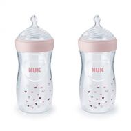 NUK Simply Natural Baby Bottles, 9 oz, 2-Pack