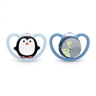 NUK Space Orthodontic Pacifier, 0-6 Months (2 Count)
