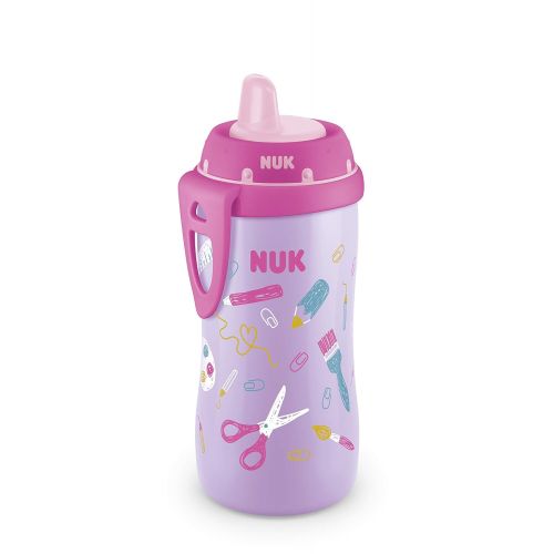 누크 NUK Active Hard Spout Sippy Cup, Colors May Vary