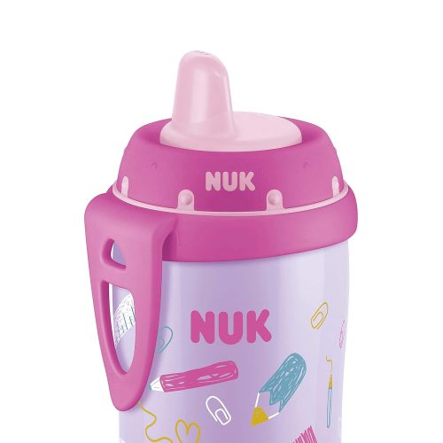 누크 NUK Active Hard Spout Sippy Cup, Colors May Vary