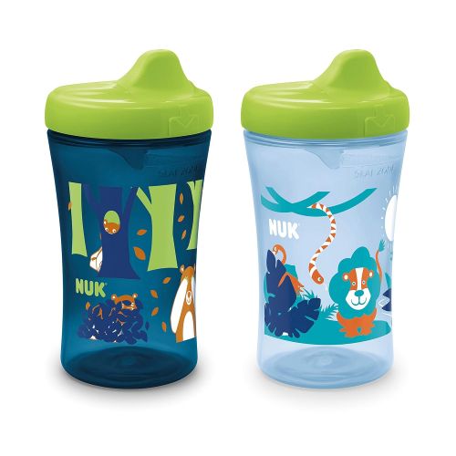 누크 NUK Hide n Seek Hard Spout Sippy Cup, 10 oz, 2 Pack, 9+ Months