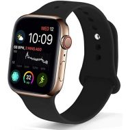 [아마존베스트]NUKELOLO Sport Band Compatible with Apple Watch 38MM 40MM 42MM 44MM,Soft Silicone Replacement Strap Compatible for Apple Watch Series 4/3/2/1