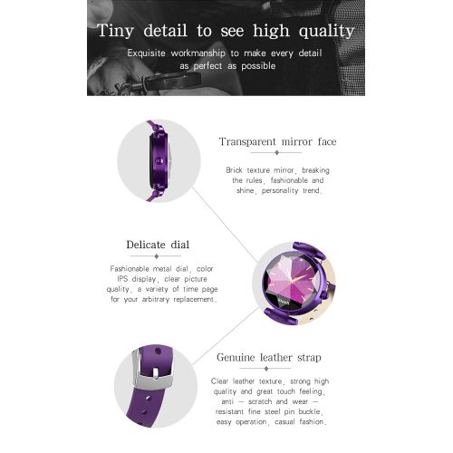  NUO-Z Fitness Tracker Smart Watch Activity Fashion Sports Luxury Wrist Watches IP67 Waterproof Starry Sky Dial for Android iOS