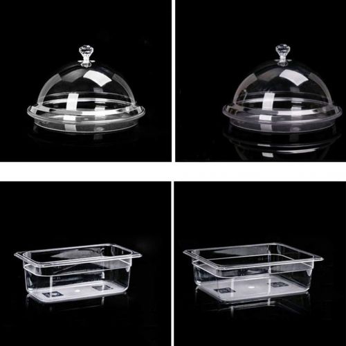  NUOBESTY Dome Cake Stand Clear Plastic Cake Plate Dessert Display Case Cake Storage Box Cake Carrrier Multifunctional Serving Platter Party Favors