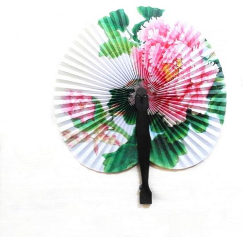  [아마존베스트]NUOBESTY Vintage Hand Fan Mini Paper Oriental Folding Fans Pack of 6