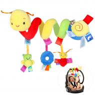 NUOLUX Kid Baby Crib Cot Pram Hanging Rattles Spiral Stroller Car Seat Toy with Ringing Bell