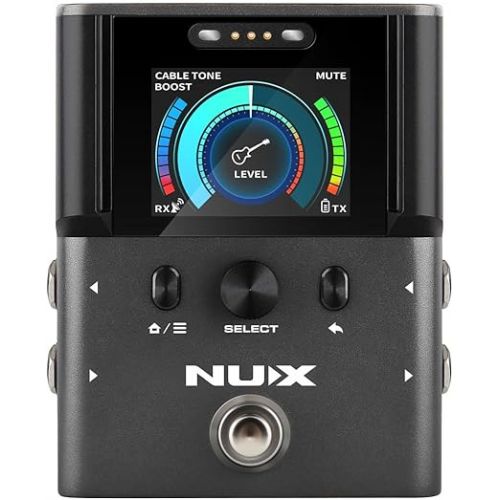  NUX B-8 Wireless System for Guitar, Bass, Various Instruments with Electronic Pickups. Built in Booster/Tuner. Wireless Solution for Gigging, Home Playing