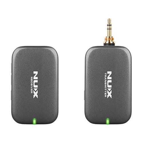 NUX B-7PSM 5.8 GHz Wireless In-Ear Monitor System, Stereo IEM,Charging Case Included, Stereo audio transmitting, Designed for Live Shows and Band Rehearsals,not Suitable for Personal Silent Practice