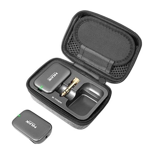  NUX B-7PSM 5.8 GHz Wireless In-Ear Monitor System, Stereo IEM,Charging Case Included, Stereo audio transmitting, Designed for Live Shows and Band Rehearsals,not Suitable for Personal Silent Practice