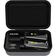 NUX B-5RC Wireless Guitar System with Charging Case - Auto Match, Mute Function, 2.4GHz Transmitter and Receiver for Guitars with Active/Passive Pickups (Black)
