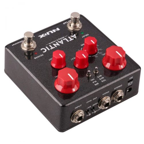  NUX Atlantic Multi Delay and Reverb Effect Pedal with Inside Routing and Secondary Reverb Effects