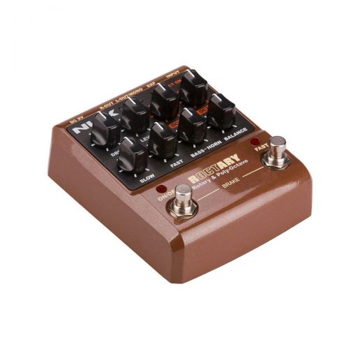  NUX Roctary force guitar effects pedal Rotary Speaker Simulator and cabinet polyphonic Octave effect 2 in 1