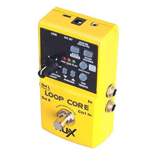  NUX Nux Loop Core Guitar Effect Pedal Looper 6 Hours Recording Time, 99 User Memories, Drum Patterns with Tap Tempo