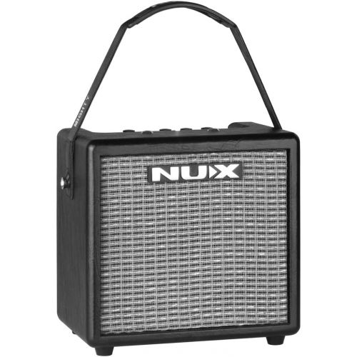  NUX Mighty 8BT 8-watt Portable Electric Guitar Amplifier with Bluetooth, Guitar and Microphone Channels,Mobile APP (with Bluetooth)