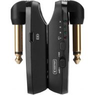 NUX B-2 Rechargeable 2.4GHZ 4 Channels Wireless Guitar System Digital Guitar Transmitter Receiver