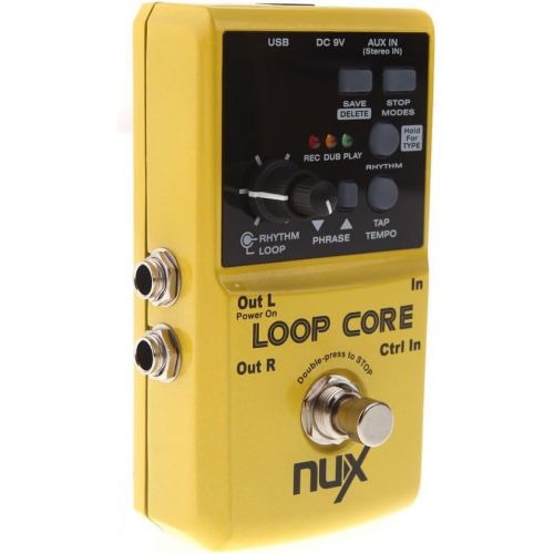  NUX Loop Core Violao Guitar Electric Effect Pedal 6 Hours Recording Time Built-in Drum Patterns Musical Instrument Parts TS Showcase