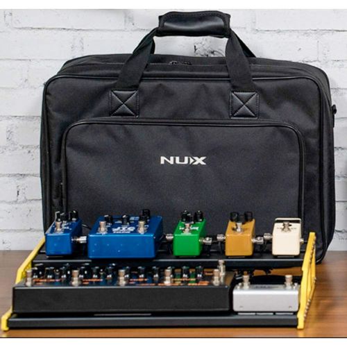  NuX EFX NPB-L (Large) Bumblebee Guitar Effects Pedalboard w/Bag, 13x18x4 Inches