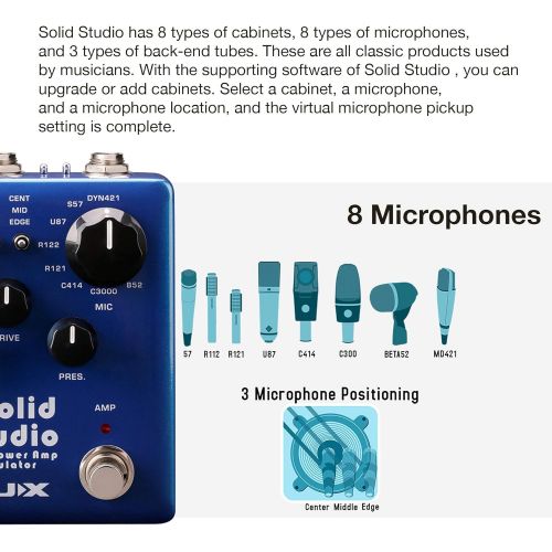  NUX NSS-5 Solid Studio I.R. and Power Amp Simulator Pedal