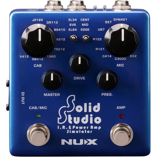  NUX NSS-5 Solid Studio I.R. and Power Amp Simulator Pedal