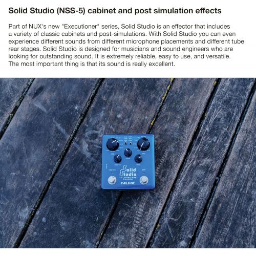  NUX NSS-5 Solid Studio I.R. and Power Amp Simulator Pedal