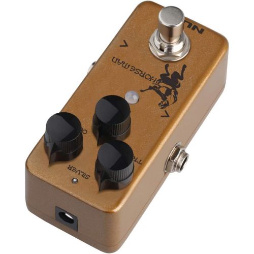  NUX Horseman Overdrive Guitar Effect Pedal with Gold and Silver modes