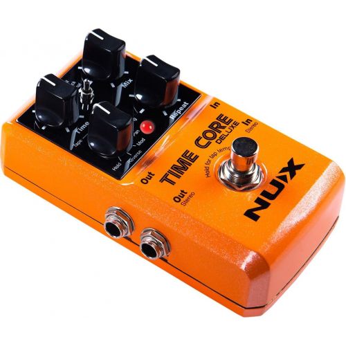  NUX Time Core Deluxe Delay Guitar Effect Pedal 7 Delay types with Looper Tone lock Upgrade mode