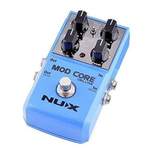  NUX MOD Core DELUXE Chorus/Flanger/Phaser/Rotary Guitar Effect Pedal 8 Modulation Effects Preset Tone Lock