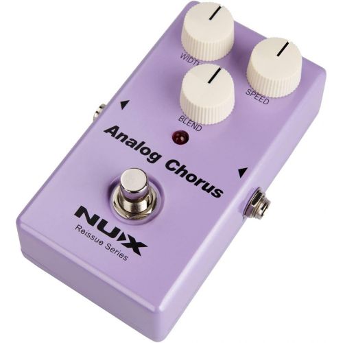  NUX Analog Chorus Guitar Effect Pedal the legendary chorus sound from the 80s, authentic Chorus effect from warm subtle shimmer to near-vibrato wobbles