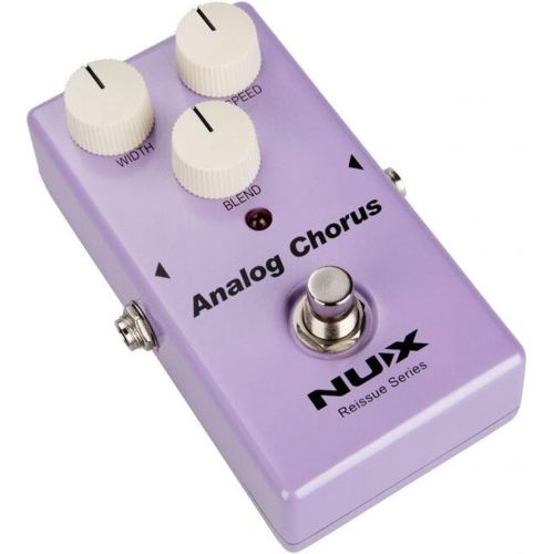  NUX Analog Chorus Guitar Effect Pedal the legendary chorus sound from the 80s, authentic Chorus effect from warm subtle shimmer to near-vibrato wobbles