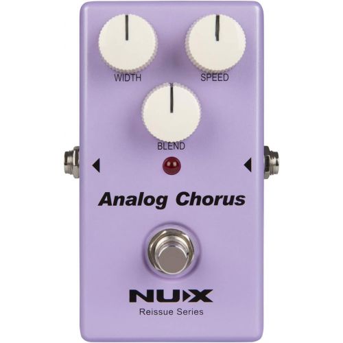  NUX Analog Chorus Guitar Effect Pedal the legendary chorus sound from the 80s, authentic Chorus effect from warm subtle shimmer to near-vibrato wobbles
