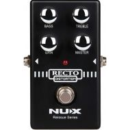 NUX Recto Distortion Guitar Effec pedal the heavy distortion sound with tight bass response