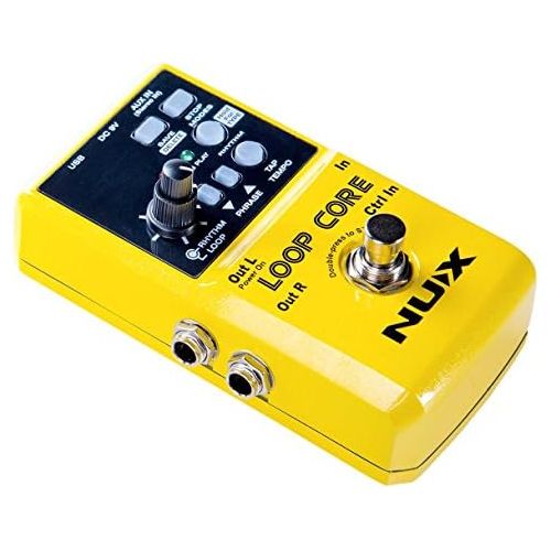  [아마존베스트]NUX Loop Core Effect Device for Guitar Looper Pedal + Keepdrum 9 V Power Supply