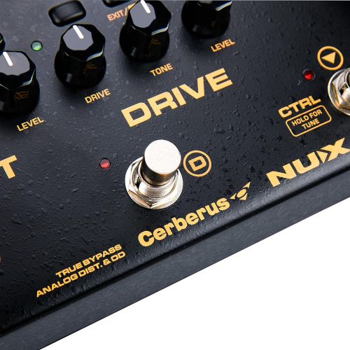  [아마존베스트]NuX Cerberus Multieffect - 16 different effects, analogue overdrive/dist., download I.R. files