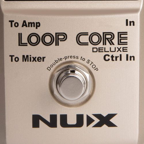  [아마존베스트]Nux Loop Loop Core Deluxe 24 Bit Looper Pedal Bundle Guitar FX