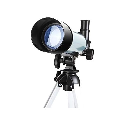  [아마존베스트]NUZAMAS Astronomical Telescope for Educational Science Refractor with Super Lightweight Tripod for Astronomy Beginners, Night Stars Watch,Focal Length 360mm, Aperture 50mm