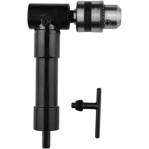  NUZAMAS Metal Head Right Angle Bend Extension Chuck 90 Degree Drill Attachment Adaptor 8mm Hex Shank Power Electric Drill Tool